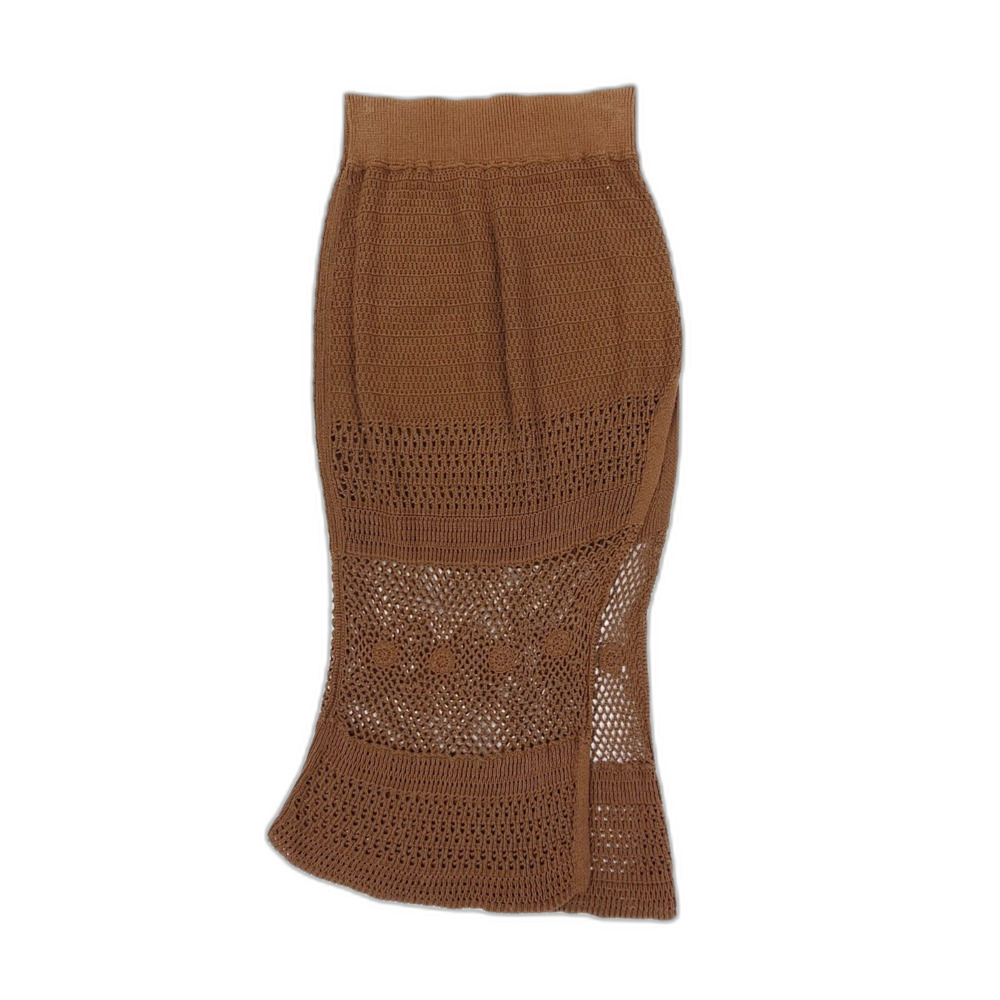 FREE PEOPLE Via Crochet Midi Skirt Resort Beachy Boho 70s Hippie Free Spirit